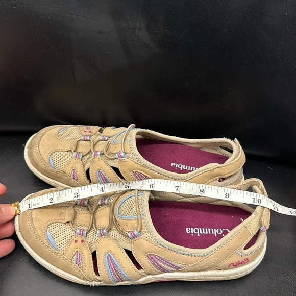 Ryka Ladies Leather Slip-On Active Shoes w/ Adjustable Ankle Strap - Picture 6 of 7